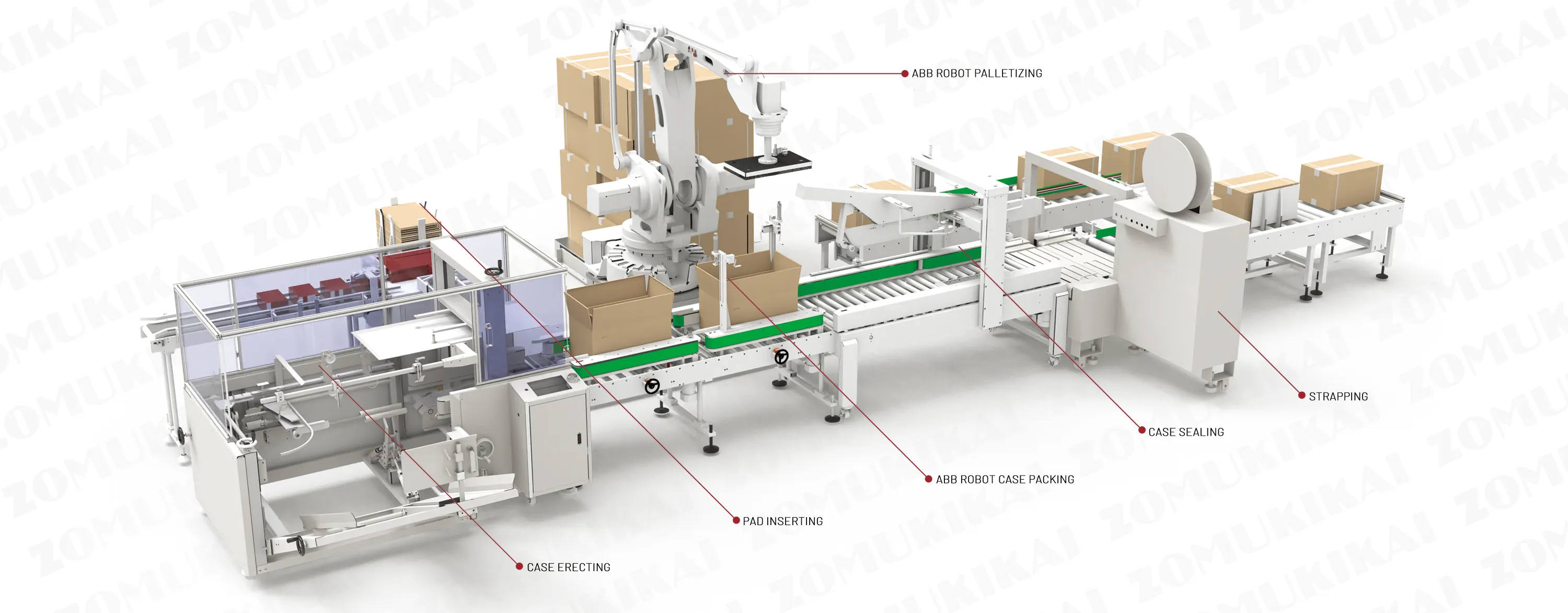 VFFS machine optimizing packaging efficiency