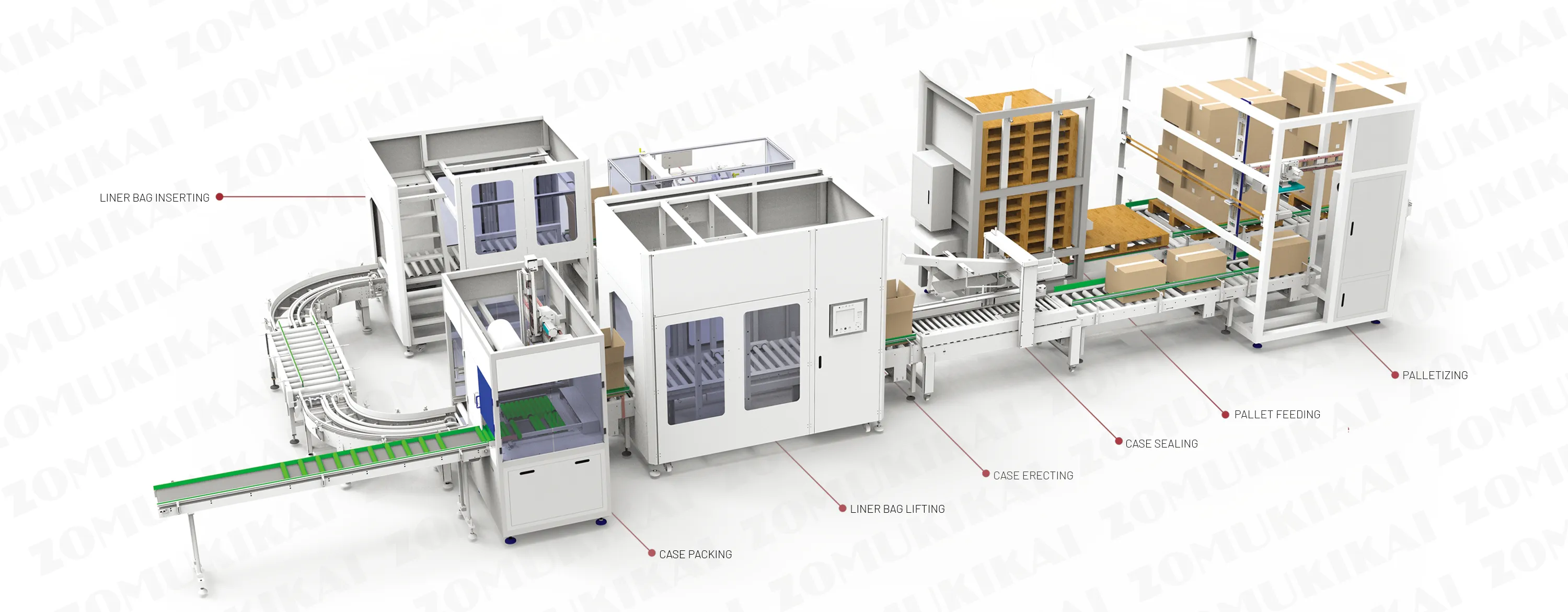 VFFS machine optimizing packaging efficiency