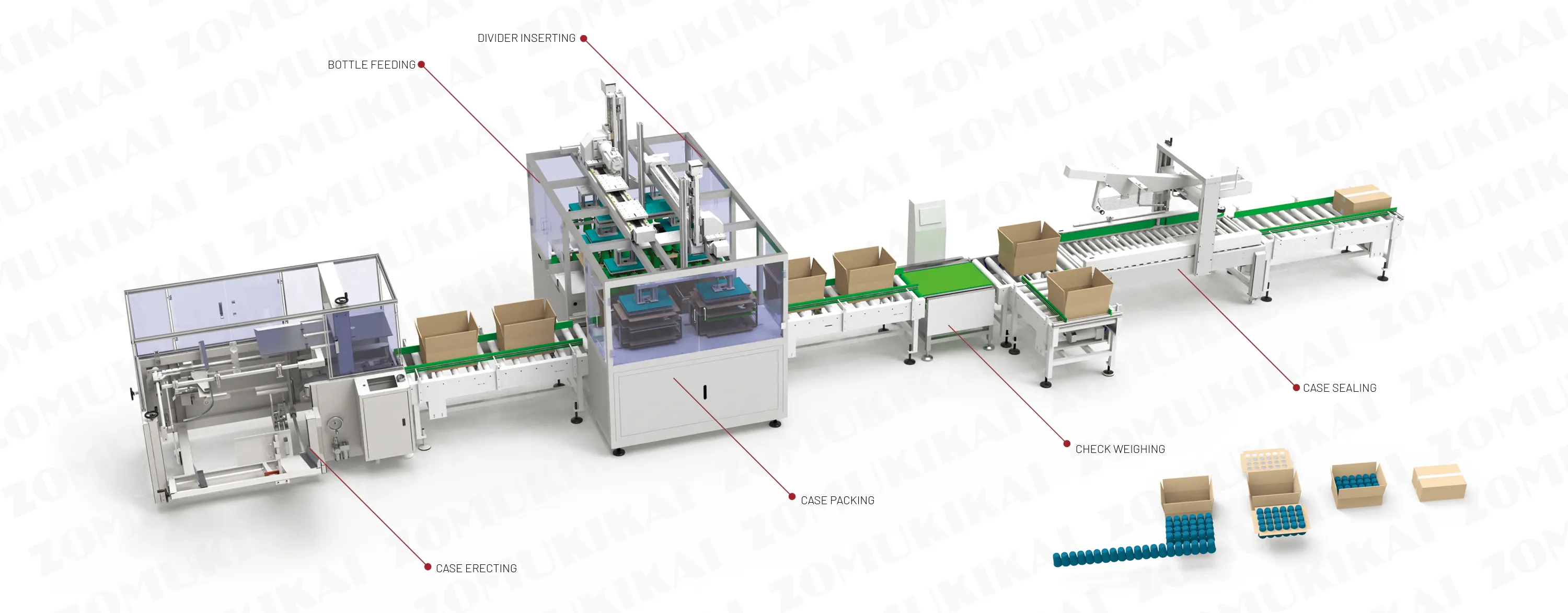 VFFS machine optimizing packaging efficiency